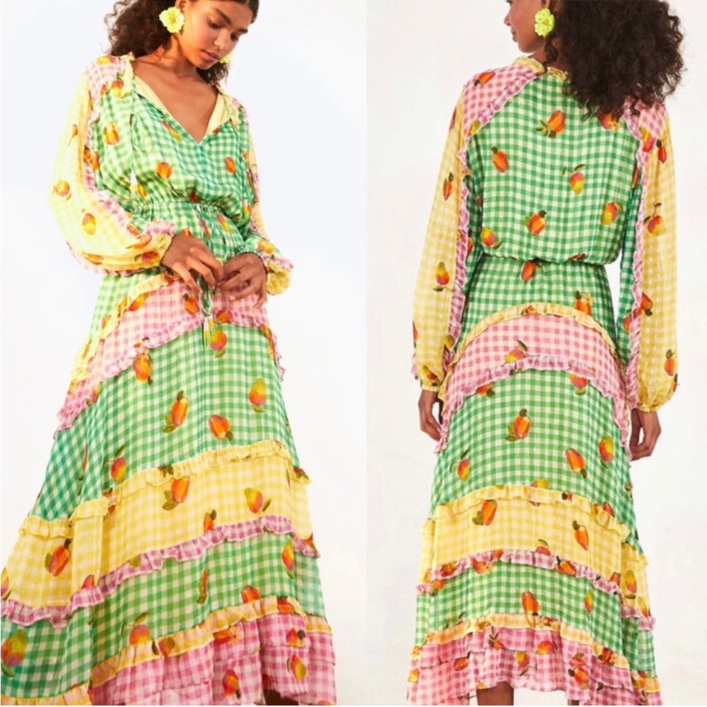 Farm Rio picnic print dress